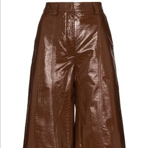 Dodo Bar Or Crocodile Effect Culotte Shorts